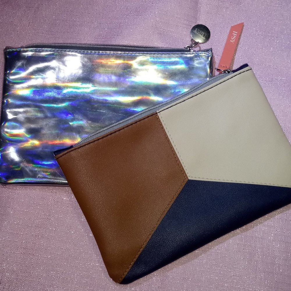 Two Ipsy Cosmetic Bags